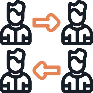 kullanıcı. Web simgesi basit illüstrasyon