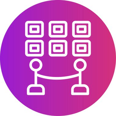 İnsansız hava aracının modern bir simgesinin vektör çizimi