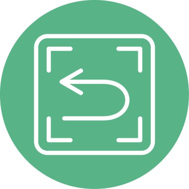 ok simgesinin vektör illüstrasyonu