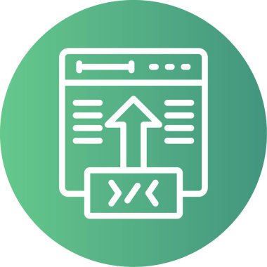 seo modern simgesinin vektör illüstrasyonu