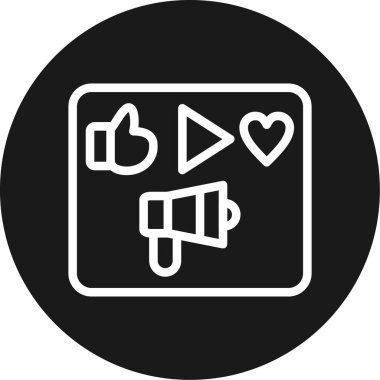 seo modern simgesinin vektör illüstrasyonu