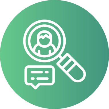 Arama simgesi vektör illüstrasyonu