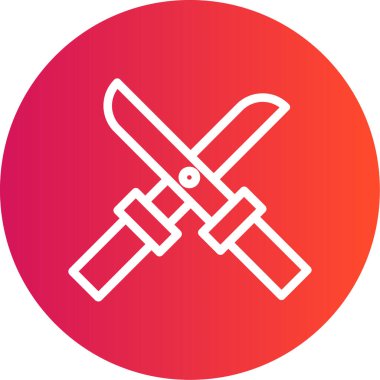 Kırmızı bir simgenin vektör illüstrasyonu