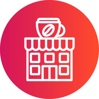 Vektör Kahve İco, vektör illüstrasyon