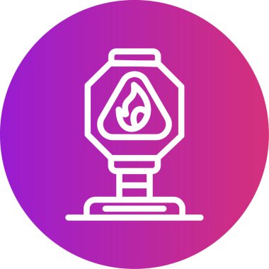 vektör ateş simgesi illüstrasyonu