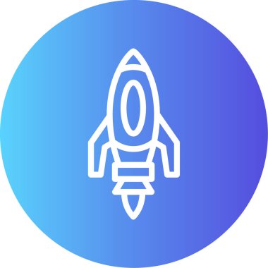 Roket simge vektör çizim