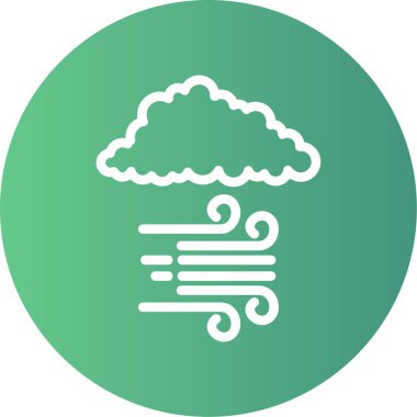 Bulut simgesinin vektör illüstrasyonu