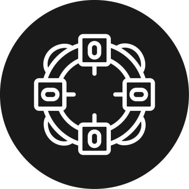 Modern b 'nin vektör illüstrasyonunda müziğin eksik simgesi