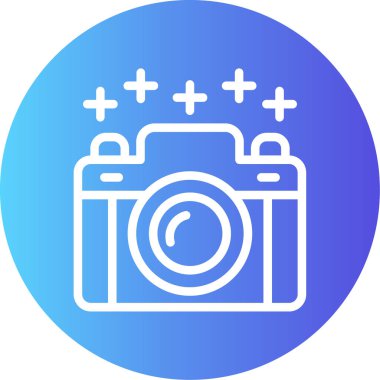 Vektör Kamera Simgesi, vektör illüstrasyonu