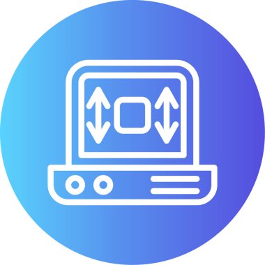 seo modern simgesinin vektör illüstrasyonu