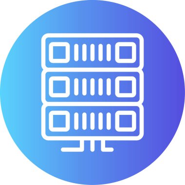 sunucunun vektör illüstrasyonu