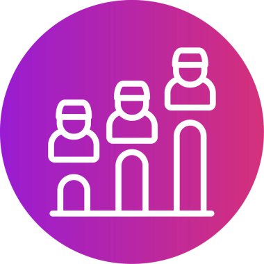 İnsan simgesinin vektör illüstrasyonu