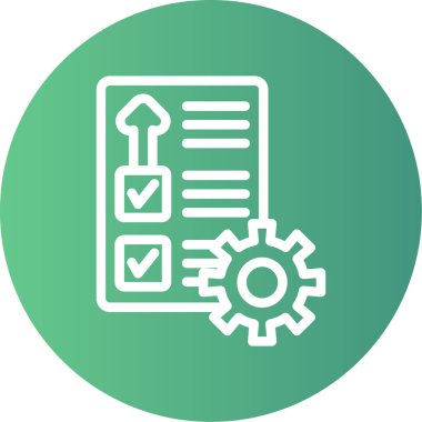 belge simgesi vektör illüstrasyonu