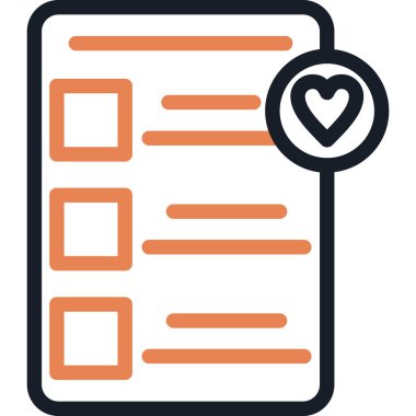 vektör içinde kontrol listesi simgesi