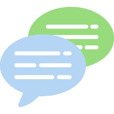 Konuşma baloncuğunun vektör çizimi