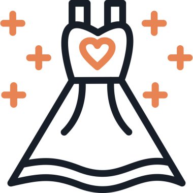 Gelinlik simgesini ana hatlarıyla sevmek