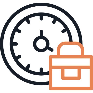 ikon vektör illüstrasyonunu kilitle