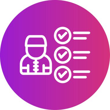 İş simgesinin vektör illüstrasyonu