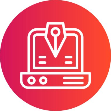 izleyici ikon vektör illüstrasyonu