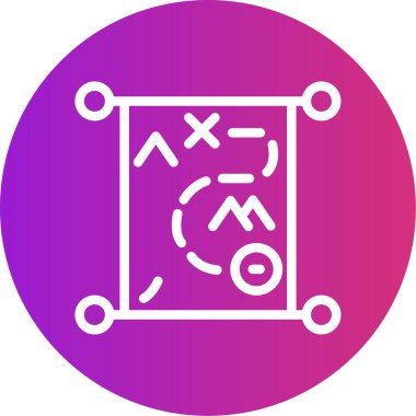 Bir oyun simgesinin vektör illüstrasyonu