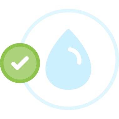 Su damlası vektör illüstrasyonu