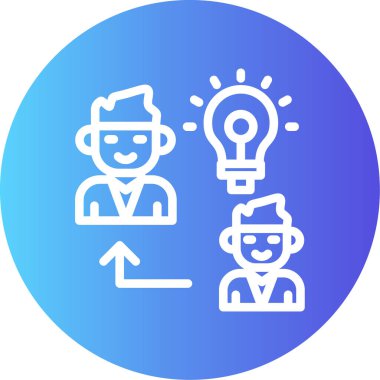 İş simgesinin vektör illüstrasyonu