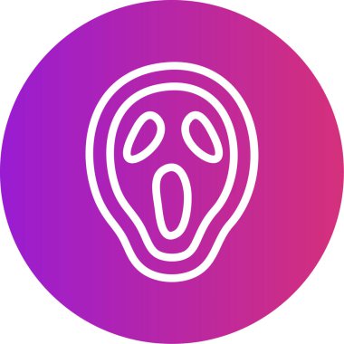 İnsan yüzü vektör çizim