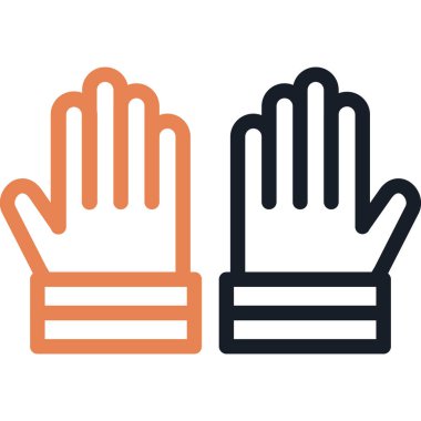 el simgesi vektör illüstrasyonu