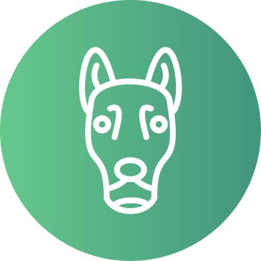 hayvan simgesi, vektör illüstrasyonu