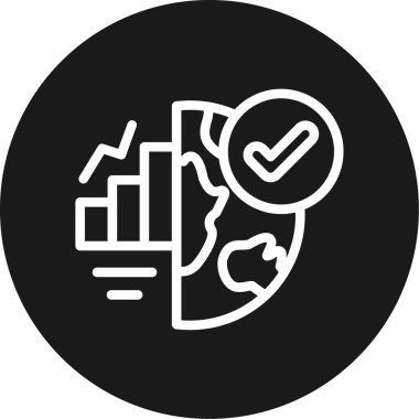 seo modern simgesinin vektör illüstrasyonu