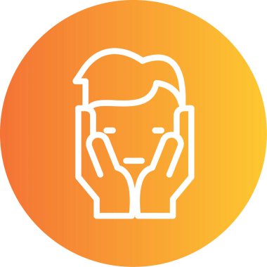 bir köpek simgesi ile baş