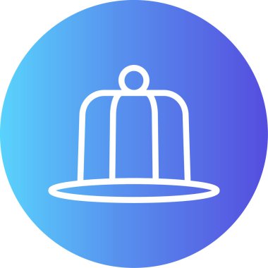 Şapkalı bir adamın vektör çizimi