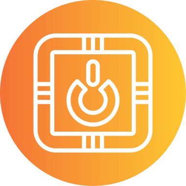 Modern simgenin vektör illüstrasyonu