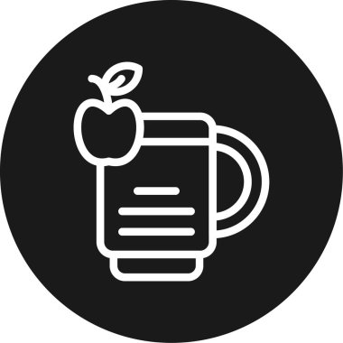 Gıda simgesinin vektör illüstrasyonu