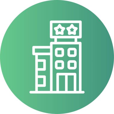 Benzersiz yapı ikonu vektör çizimi