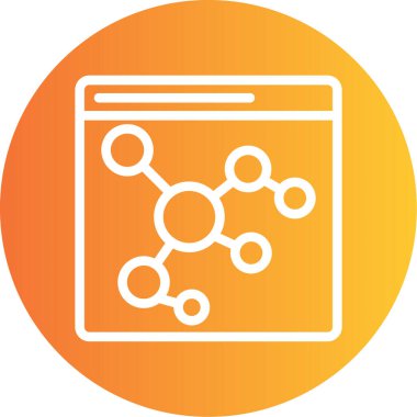 seo modern simgesinin vektör illüstrasyonu