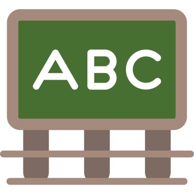 Okul yönetim kurulu ikonu. vektör tasarımı