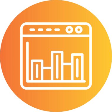 Seo simgesinin vektör illüstrasyonu