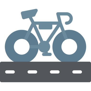 Bisiklet. Web simgesi basit illüstrasyon