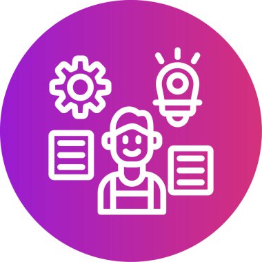 seo modern simgesinin vektör illüstrasyonu