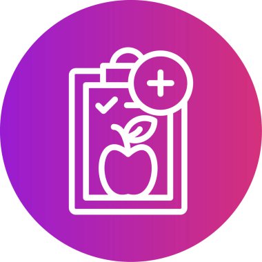 Gıda simgesinin vektör illüstrasyonu