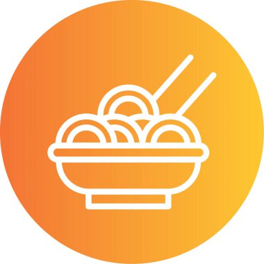 noodle vektör sembol tasarımı