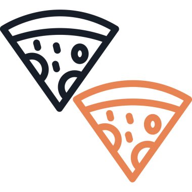 Pizza simgesini satır biçiminde dilimle.