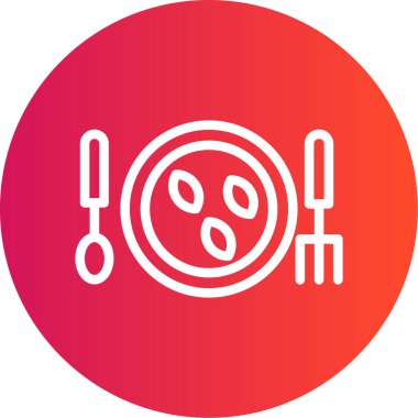 Gıda simgesinin vektör illüstrasyonu