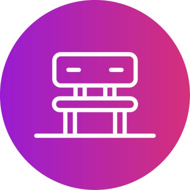 Vektör Koltuğu Simgesi illüstrasyonu