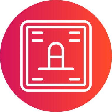 Modern bir simgenin vektör illüstrasyonu