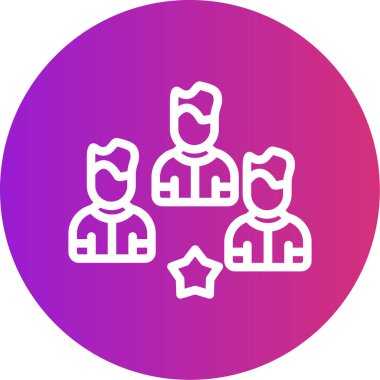 Vektör illüstrasyonu, insan simgesi