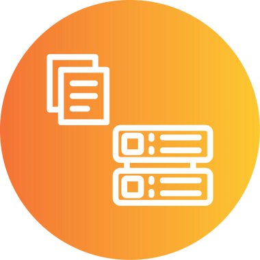 Modern simgenin vektör illüstrasyonu