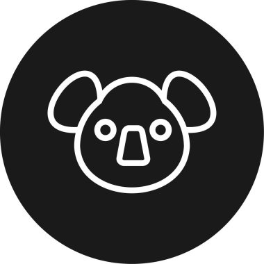 vektör köpek simgesi, vektör illüstrasyonu