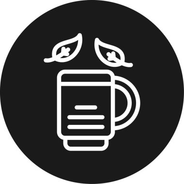 Kahve vektör illüstrasyon simgesi